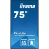 iiyama LH7565UHSB-B1 Signage Displejs Kioska dizains 189,2 cm (74,5 collas) LED Wi-Fi 800 cd/m² 4K Ultra HD Melns Iebūvēts procesors Android 11 24/7