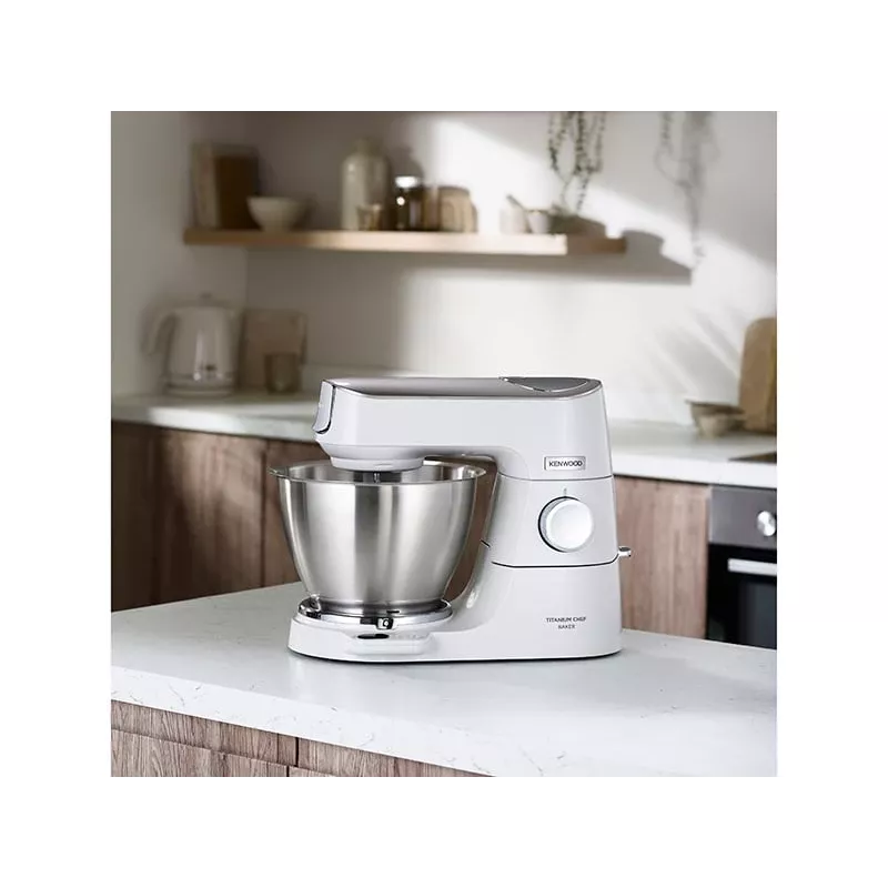 Kenwood KVC65.001WH virtuves kombains 1200 W 5 L Nerūsējošais tērauds, Balts Iebūvētie svari