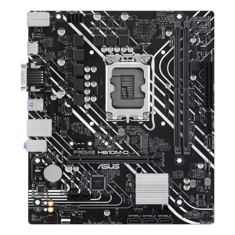 Mātesplate ASUS PRIME H610M-D Intel H610 LGA 1700 micro ATX