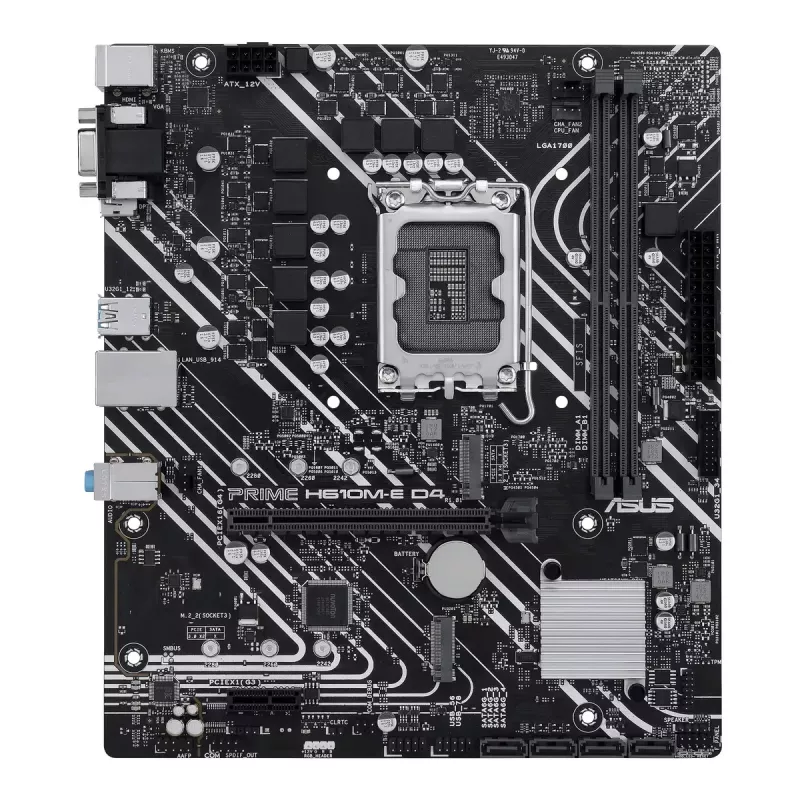 Mātesplate ASUS PRIME H610M-E D4-CSM Intel H610 LGA 1700 micro ATX