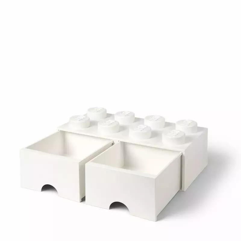 Drawer LEGO Brick 8, room copenhagen RC40061735, balta