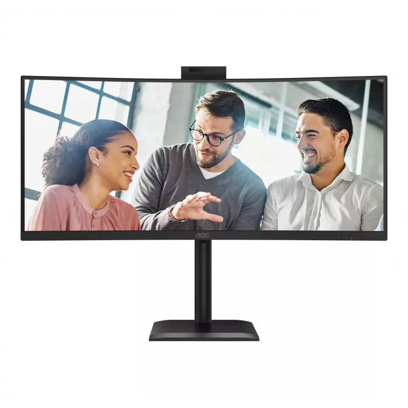AOC E4 CU34E4CW datora monitors 86,4 cm (34 colli) 3440 x 1440 pikseļi UltraWide Quad HD LED Melns