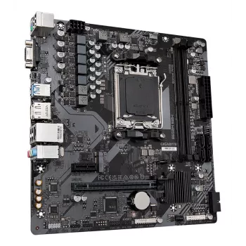 GIGABYTE B650M S2H mātesplate - AMD Ryzen 9000 sērijas centrālie procesori, 5+2+2 fāžu VRM, līdz 6400 MHz DDR5 (OC), 1xPCIe 4.0 M.2, GbE LAN, USB 3.2 Gen 1