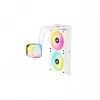 CORSAIR CPU Cooler - Icue Link H100I RGB Aio Liquid Cooler - balta