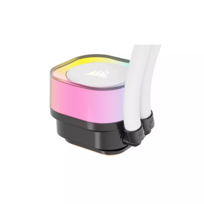 CORSAIR CPU Cooler - Icue Link H100I RGB Aio Liquid Cooler - balta