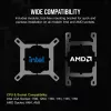 CORSAIR CPU Cooler - Icue Link H100I RGB Aio Liquid Cooler - balta
