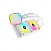 CORSAIR CPU Cooler - Icue Link H100I RGB Aio Liquid Cooler - balta