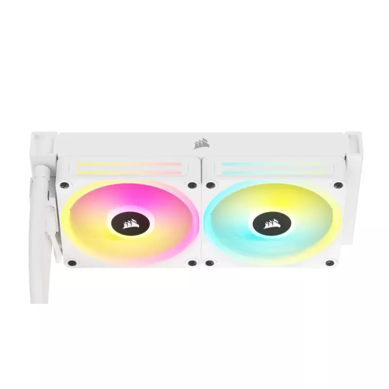 CORSAIR CPU Cooler - Icue Link H100I RGB Aio Liquid Cooler - balta
