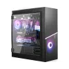 MSI MPG SEKIRA 500X Full Tower Gaming datora korpuss 'Melns, 3x 200mm ARGB + 1x 200mm + 1x120mm ARGB ventilatori, Mystic Light Sync, 8 kanālu ARGB centrmezgls, USB Type-C, rūdīta stikla paneļi, E-ATX, ATX, mATX, mini-ITX'