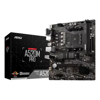 Mātesplate MSI A520M PRO AMD A520 Socket AM4 micro ATX