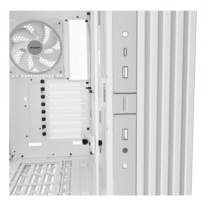 PC korpuss bequiet! LIGHT BASE 900 FX Full Tower White — Full Tower, XL-ATX, RGB ventilatori, 49.5 cm GPU, 190 mm CPU dzesētājs