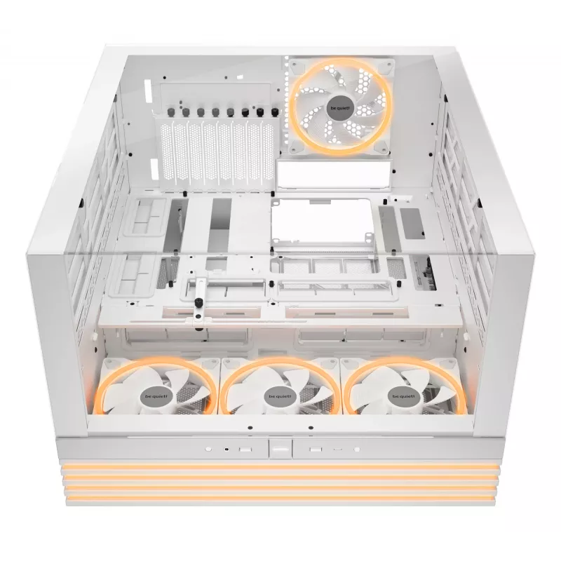 PC korpuss bequiet! LIGHT BASE 900 FX Full Tower White — Full Tower, XL-ATX, RGB ventilatori, 49.5 cm GPU, 190 mm CPU dzesētājs