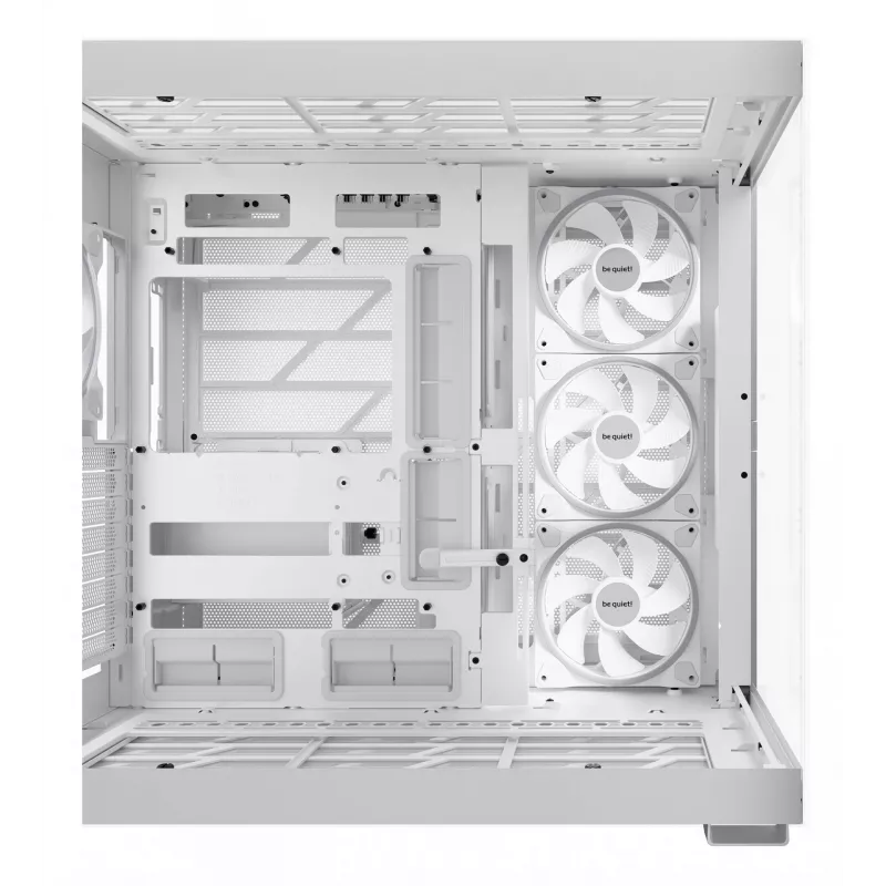PC korpuss bequiet! LIGHT BASE 900 FX Full Tower White — Full Tower, XL-ATX, RGB ventilatori, 49.5 cm GPU, 190 mm CPU dzesētājs