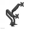 Neomounts DS70S-950BL2 Monitora roka 17-35 collas - gāzes atspere - Topfix - 180°-stop