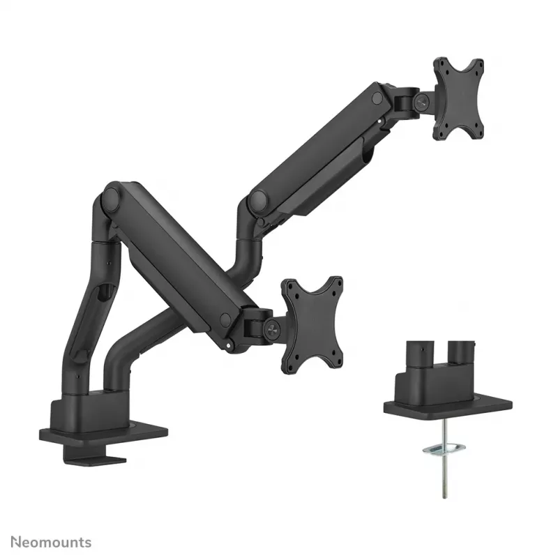 Neomounts DS70S-950BL2 Monitora roka 17-35 collas - gāzes atspere - Topfix - 180°-stop
