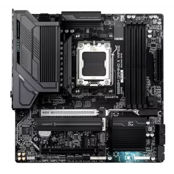 Mātesplate GIGABYTE B850M GAMING X WIFI6E — AMD Ryzen 9000 sērijas CPU, 10+2+2 fāžu digitālais VRM, līdz 8200MHz DDR5 (OC), 1xPCIe 5.0 + 1xPCIe 4.0 M.2, 2.5LAN, WIFI 6E, USB 3.2 Gen 2