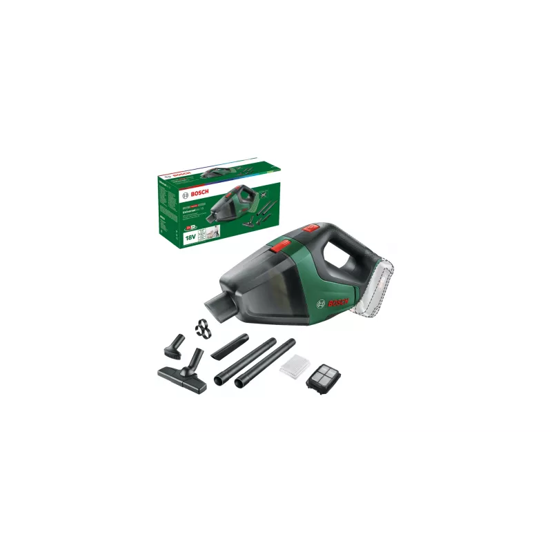 Bosch UniversalVac 18 2-in-1 stick vacuum Battery Dry Bagless Melns, zaļa