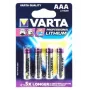 VARTA Vienreizēja baterija Ultra Lithium Aaa 1.5v 4gab.