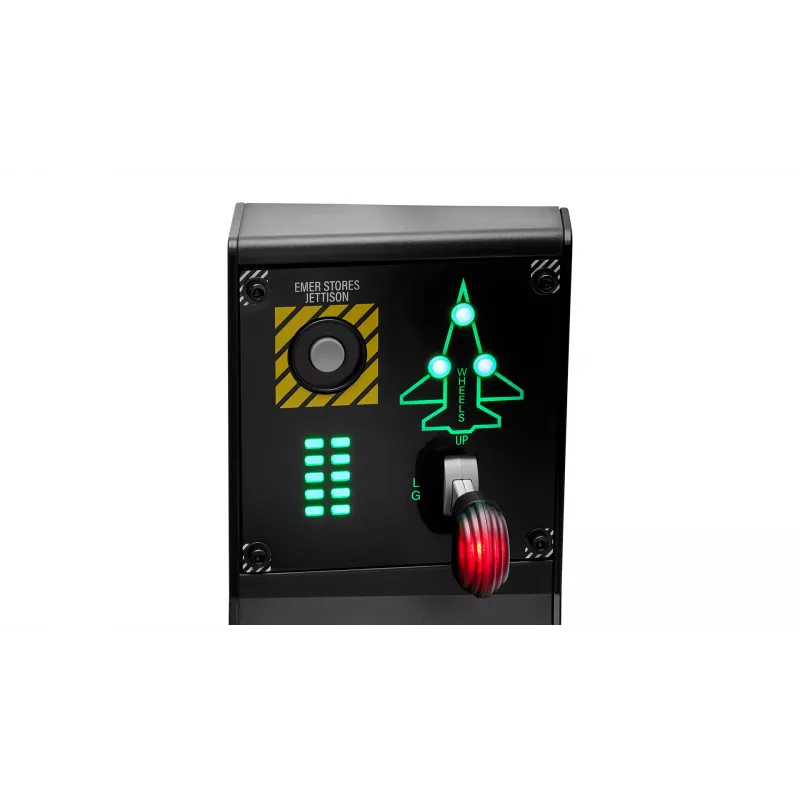 Kursorsvira Thrustmaster VIPER Panel, melna, USB, ar dzinēja vadības sviru, PC