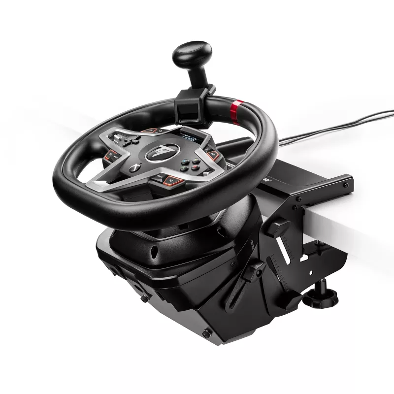 Thrustmaster SimTask Steering Kit, Racing Wheel Mount And Rotary Spinner Knob For Heavy Vehicle Driving Simulations, Saderīga With T128 And T248 Racing Wheels