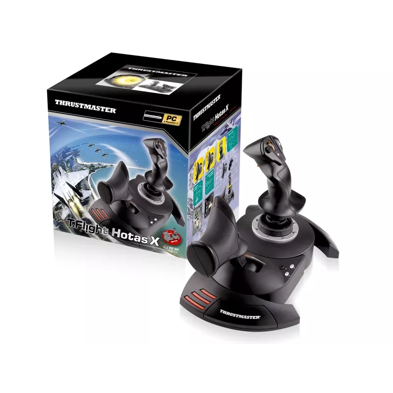 Thrustmaster T.Flight Hotas X Melns USB Flight Sim PC