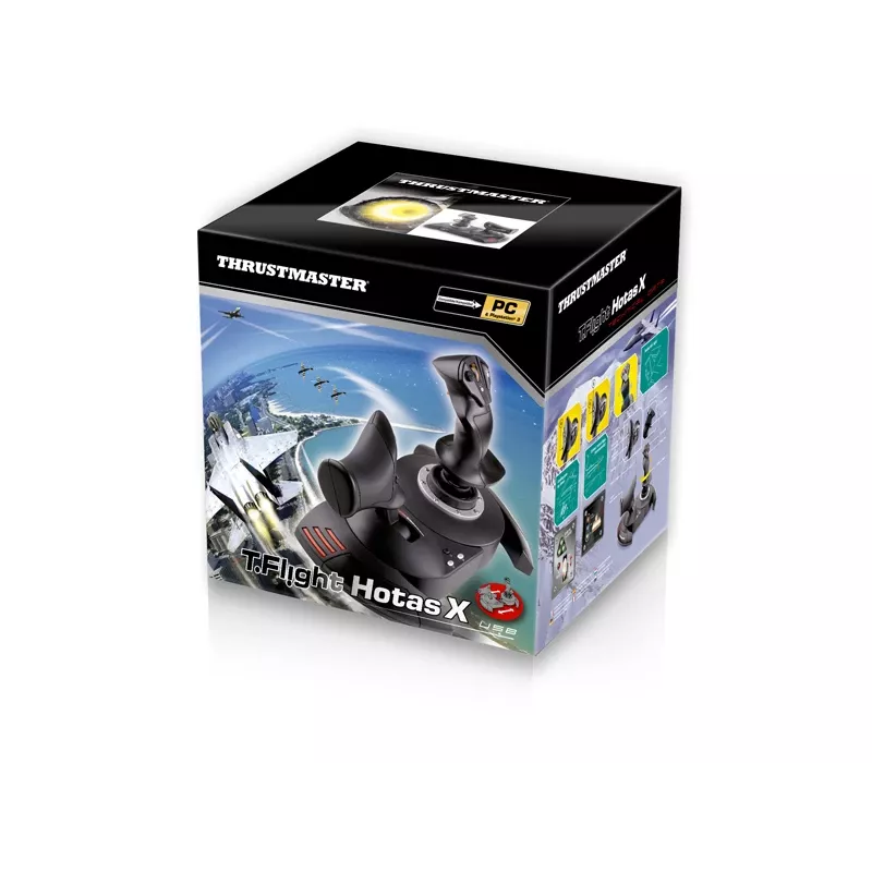 Thrustmaster T.Flight Hotas X Melns USB Flight Sim PC