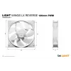 be quiet! Light Wings LX 120 mm PWM Reverse White datora korpusa ventilators 12 cm 1 gab.