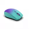 INCA bezvadu pele Iwm-511rm - RF bezvadu + Bluetooth + USB Type-C - 1600dpi - 6pogas - zaļa violeta