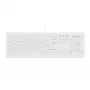 Contour Design Active Key Contour ClassicClean medicīnas tastatūra ar noņemamu pārsegu, pilna izmēra, vadu, balta, DE C8100