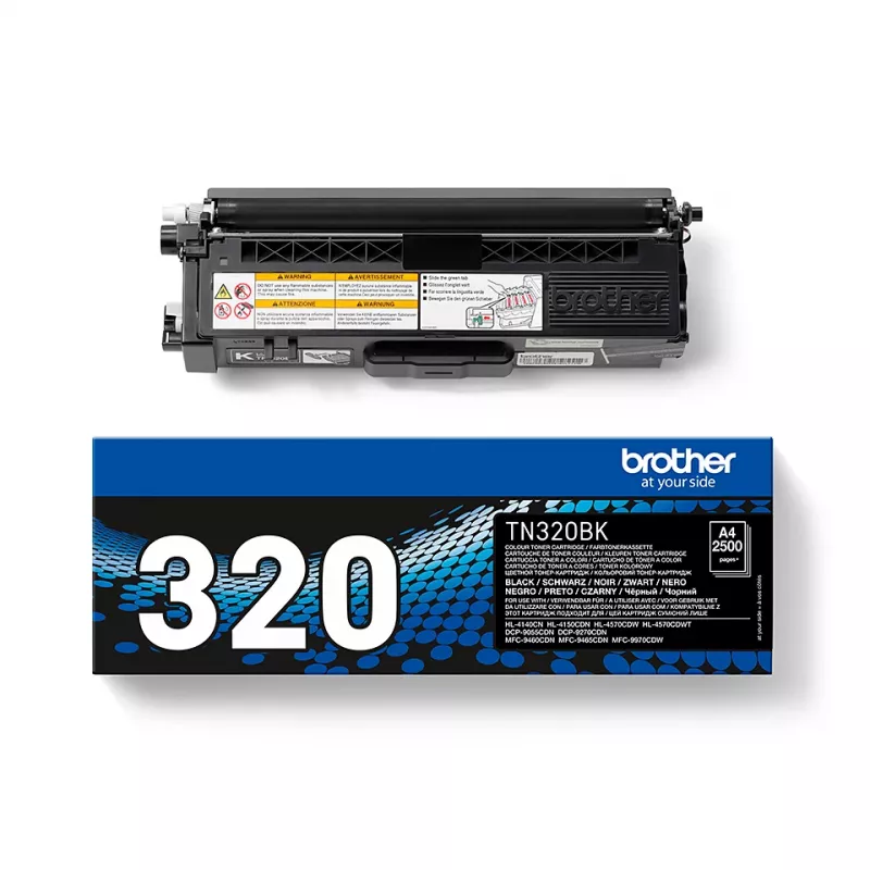 Brother TN-320BK tonera kasetne 1 gab. Oriģināls Melns