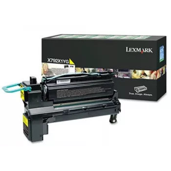 LEXMARK tonera kasete - X792 - High Yield Return Programme Extra - 20k lapas - dzeltena