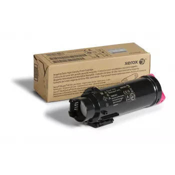 Xerox Genuine Phaser® 6510, WorkCentre® 6515 fuksīna krāsas īpaši lielas ietilpības tonera kasetne (4300 lapas) - 106R03691