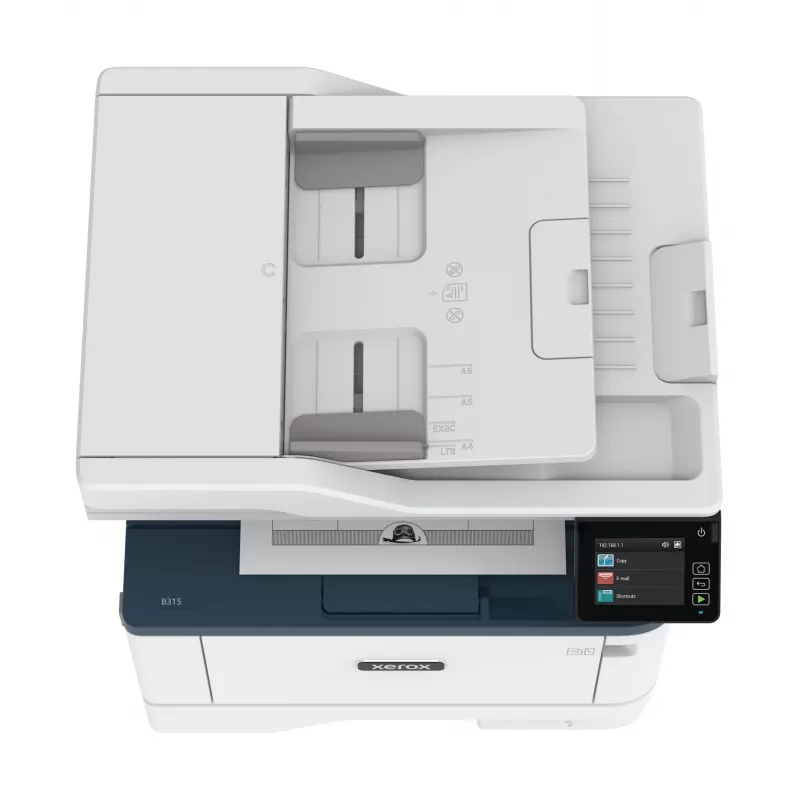 Xerox B315 A4 40ppm bezvadu divpusējā kopēšana/drukāšana/skenēšana/fakss PS3 PCL5e/6 2 paplātes 350 loksnes