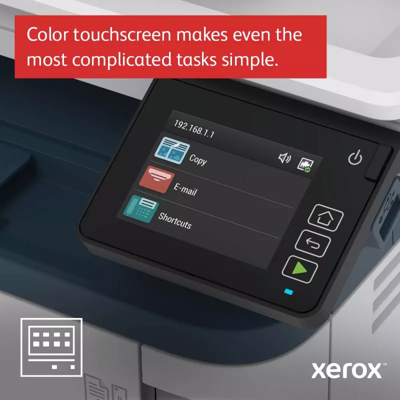 Xerox B315 A4 40ppm bezvadu divpusējā kopēšana/drukāšana/skenēšana/fakss PS3 PCL5e/6 2 paplātes 350 loksnes