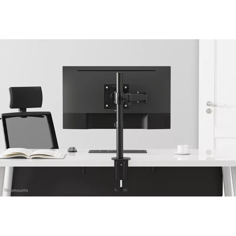 Neomounts NM-D135BLACK Monitora roka 10-27 collas, Skava/Caurums, 8 kg, 25,4 cm (10 collas), 68,6 cm (27 collas), 100 x 100 mm, Melna