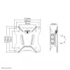 Neomounts NM-W60Melns Monitor/TV mount wall 10-30 inch - tiltable