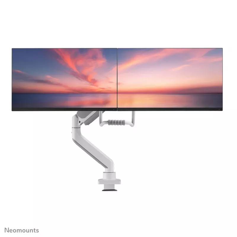 Neomounts DS75-450WH2 Monitora roka 17-32 collas - gāzes atspere - Topfix - 180°-stop