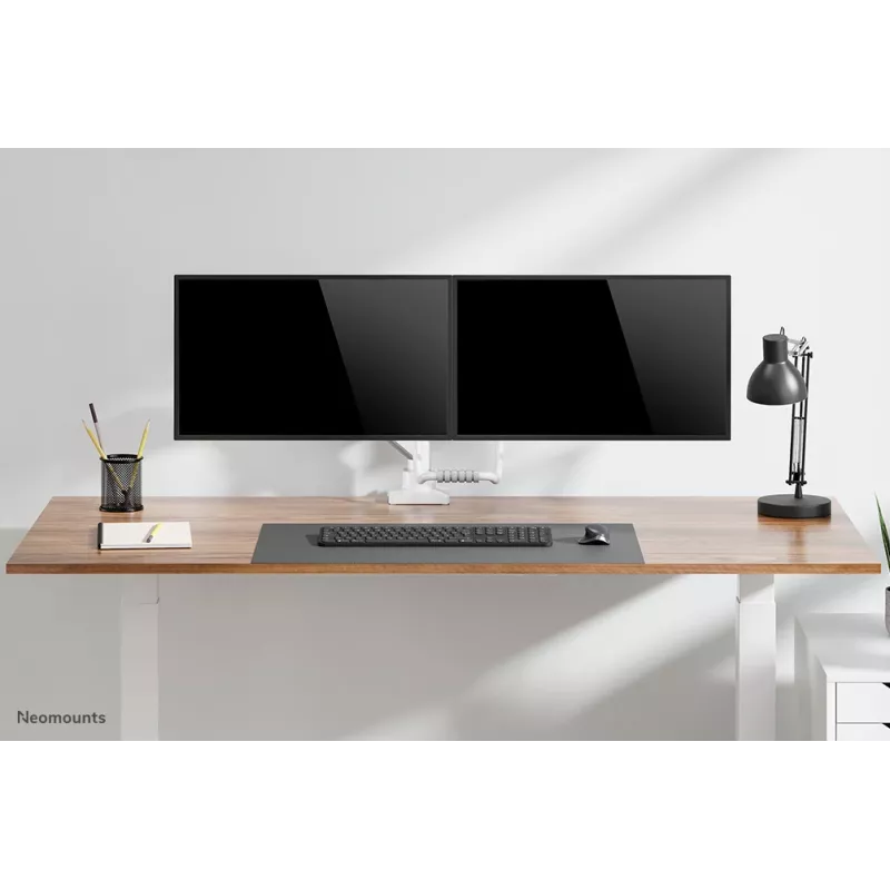Neomounts DS75-450WH2 Monitora roka 17-32 collas - gāzes atspere - Topfix - 180°-stop