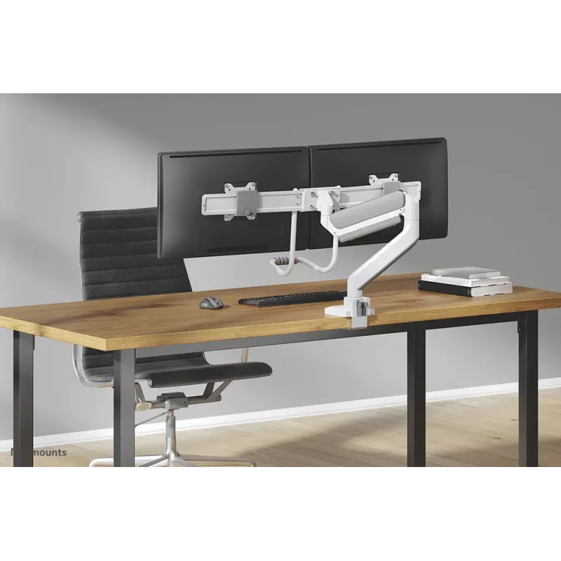 Neomounts DS75-450WH2 Monitora roka 17-32 collas - gāzes atspere - Topfix - 180°-stop
