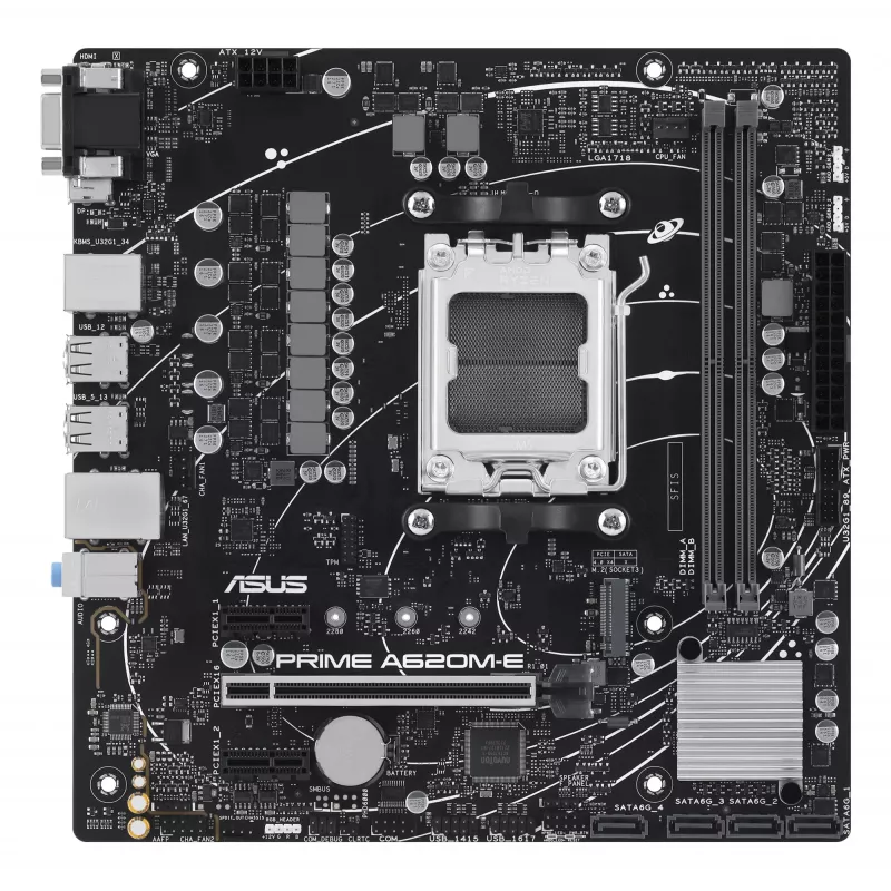 Mātesplate ASUS PRIME A620M-E-CSM AMD A620 Socket AM5 micro ATX