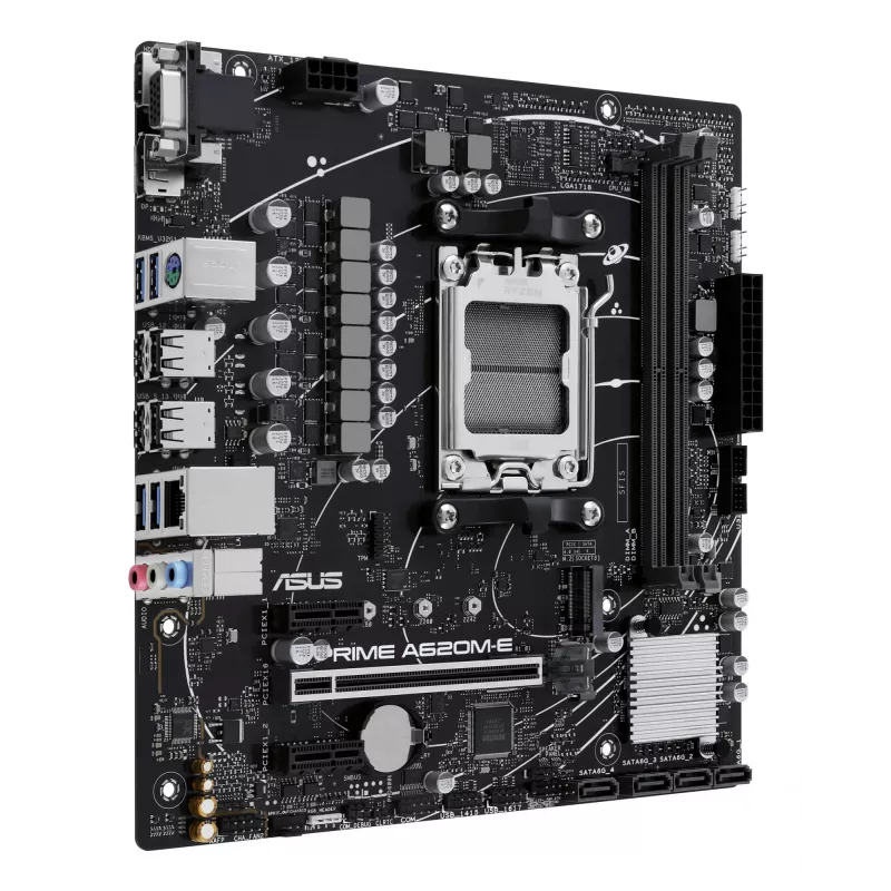 Mātesplate ASUS PRIME A620M-E-CSM AMD A620 Socket AM5 micro ATX