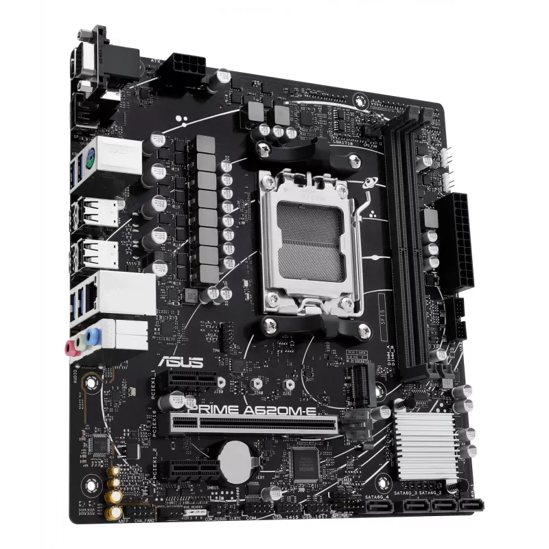 Mātesplate ASUS PRIME A620M-E-CSM AMD A620 Socket AM5 micro ATX