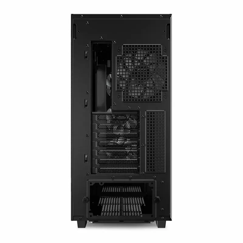 PC korpuss Sharkoon REBEL C70G RGB Full Tower Melns, Koka