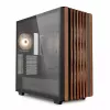 PC korpuss Sharkoon REBEL C70G RGB Full Tower Melns, Koka