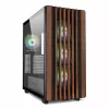 PC korpuss Sharkoon REBEL C70G RGB Full Tower Melns, Koka