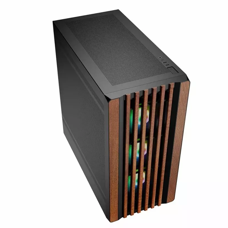 PC korpuss Sharkoon REBEL C70M RGB Full Tower melns, koks