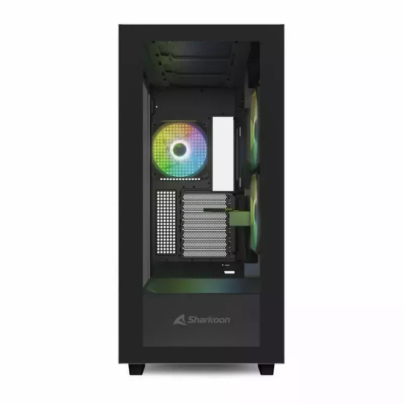 PC korpuss Sharkoon Rebel C60 Midi Tower Melns