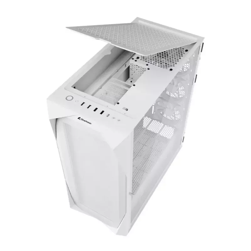 PC korpuss Sharkoon REV300 Tower balta