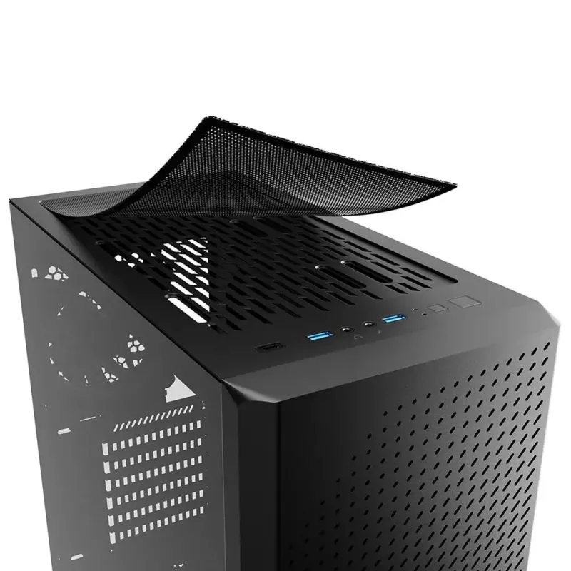 PC Case Sharkoon VS9 RGB Midi Tower Melns