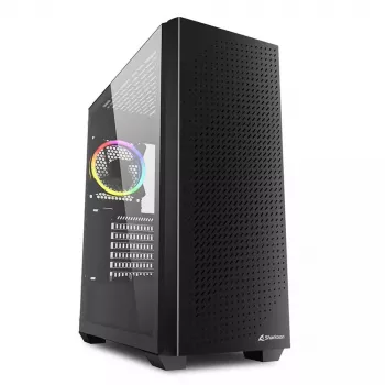 PC Case Sharkoon VS9 RGB Midi Tower Melns